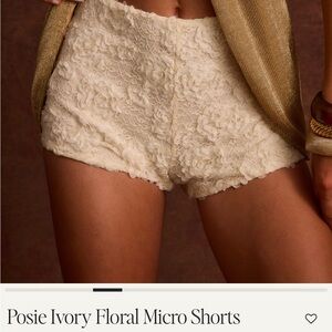 12th Tribe Floral Micro Shorts